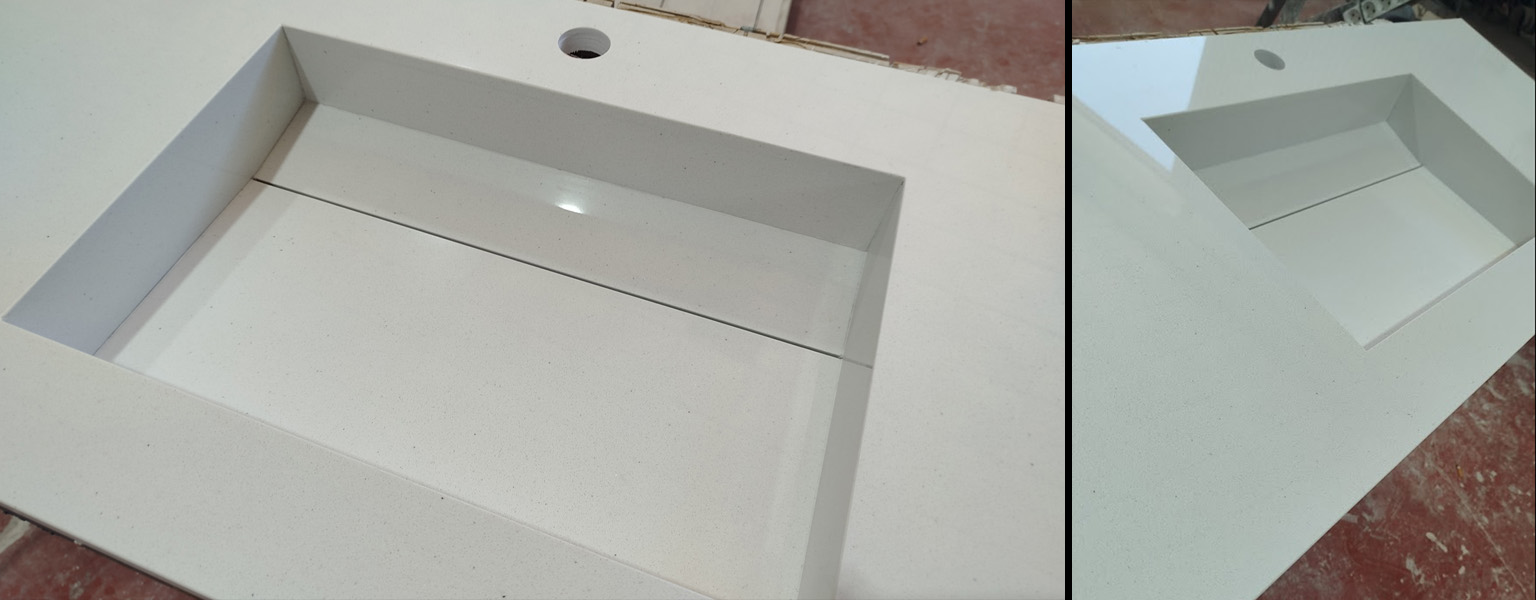 ENCIMERA CON LAVABO EN COMPAC MICRO TEIDE